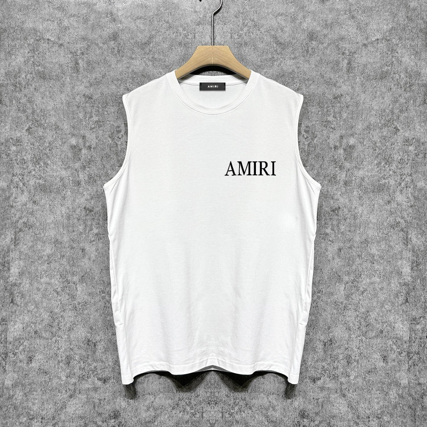 Amiri tank top beach chair printing