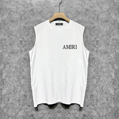 Amiri tank top beach chair printing