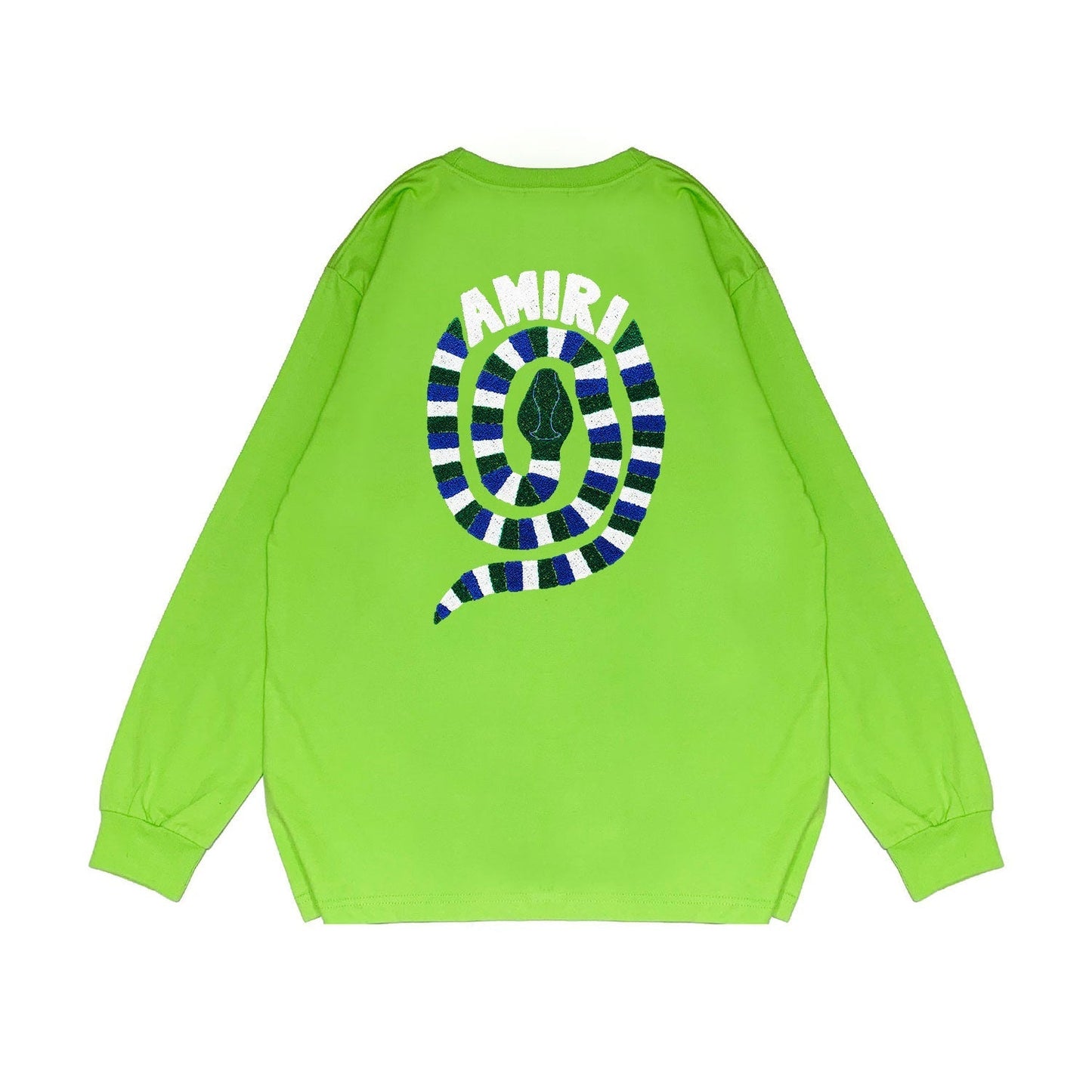 Amiri Long Sleeved Shirt Printed Trendy Pure Cotton