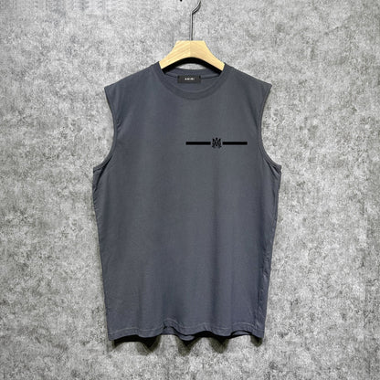 Amiri tank top spider letter printing
