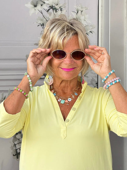 LULU-B SUNSHINE YELLOW TUNIC