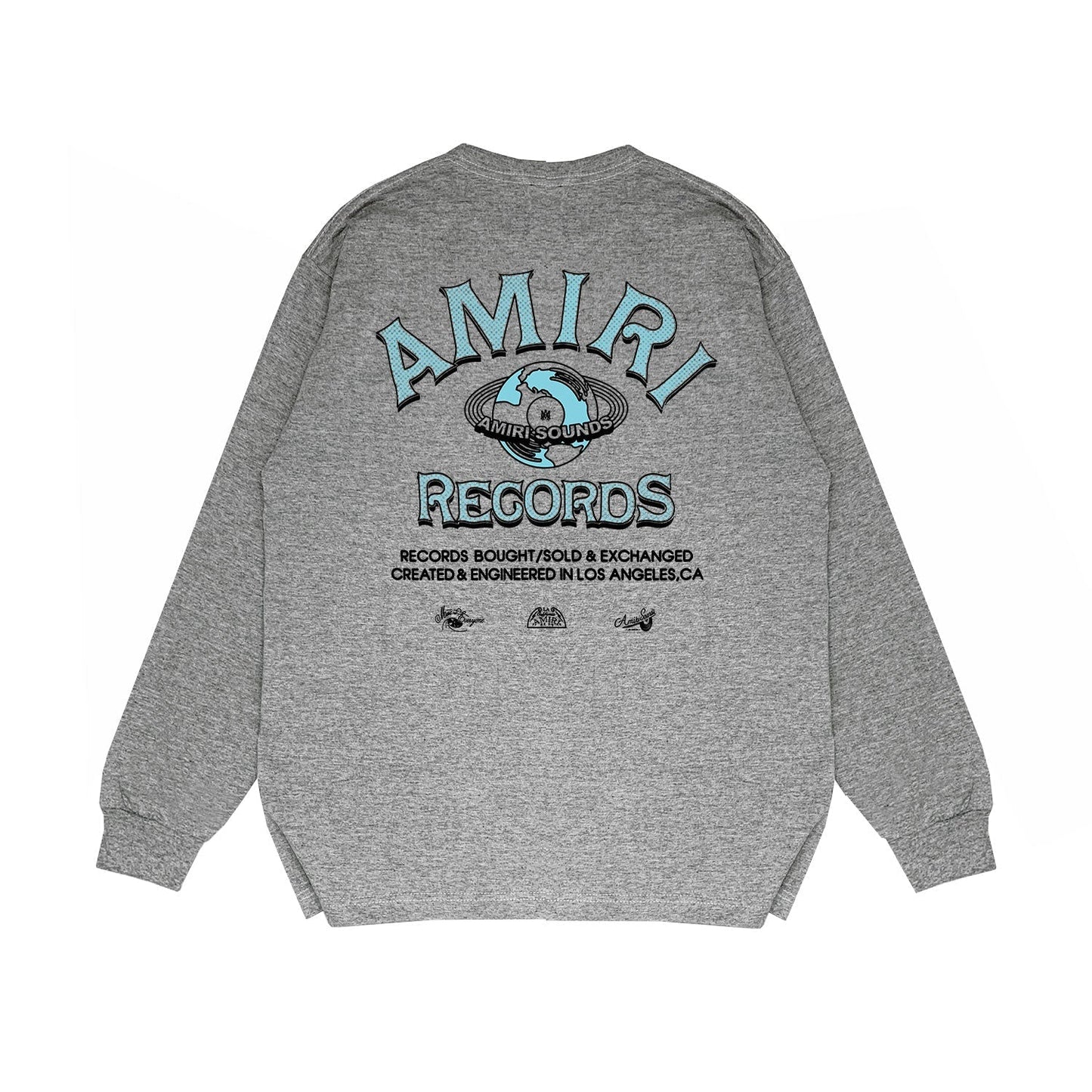 Amiri Long Sleeved Shirt Printed Trendy Pure Cotton
