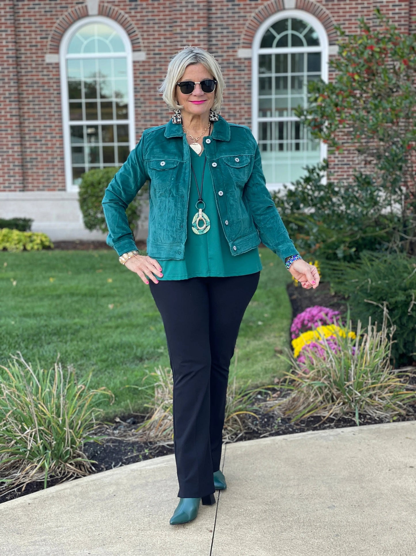 LULU-B EMERALD  VELOUR JACKET
