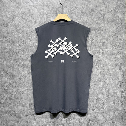 Amiri tank top skeleton letterprinting