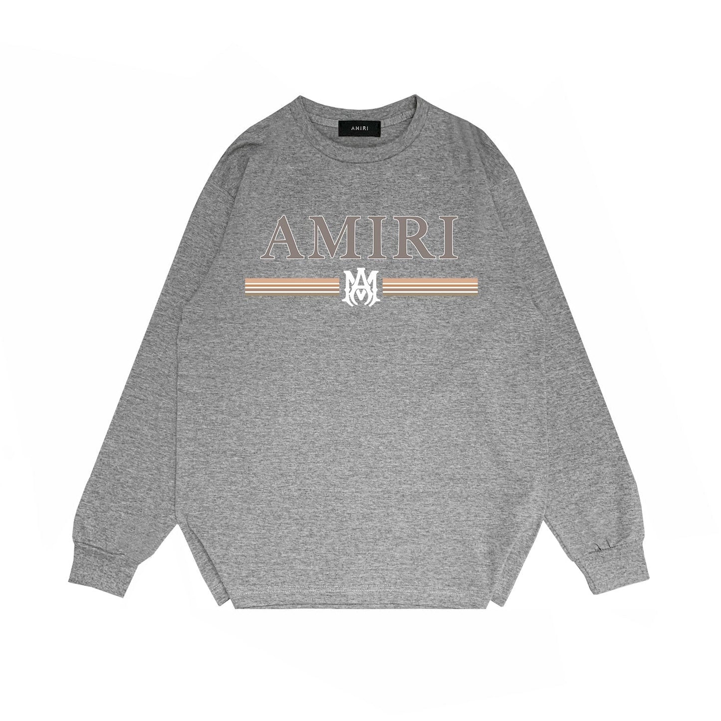 Amiri Long Sleeved Shirt Printed Trendy Pure Cotton