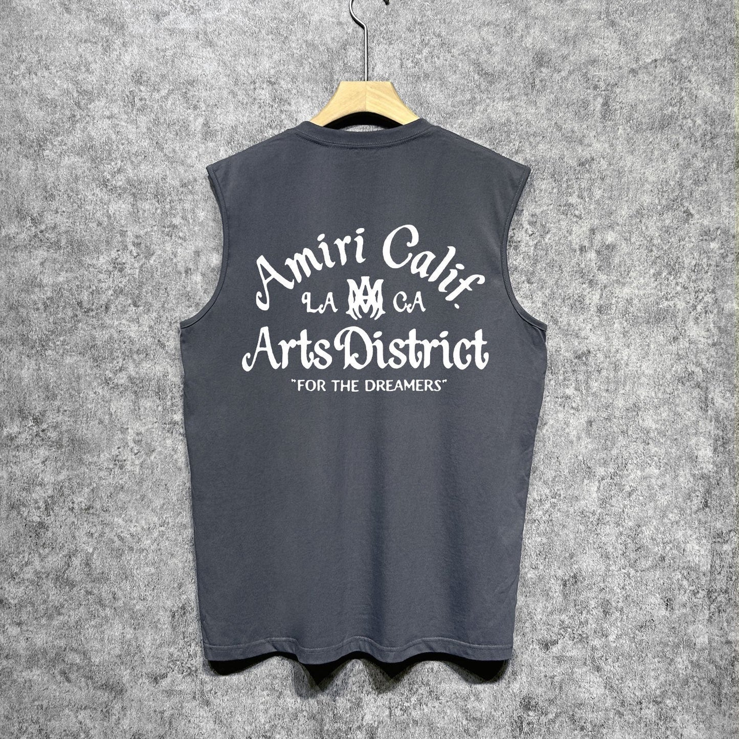 Amiri tank top artistic word printing