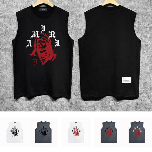 Amiri tank top bandana skull print