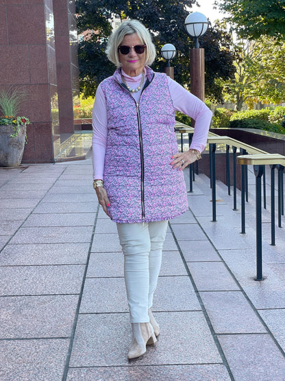 AUBREY PINK PUFFER VEST
