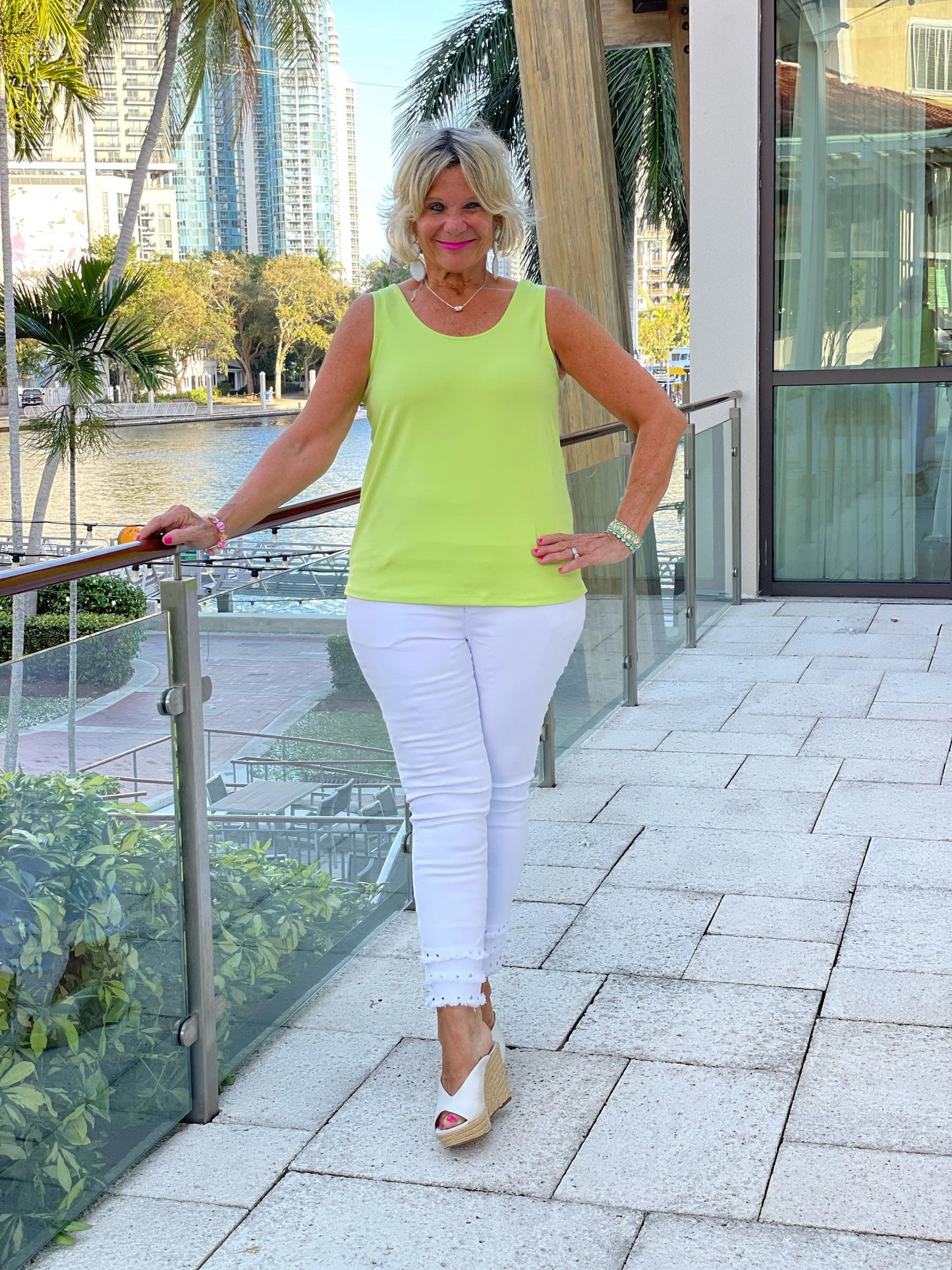 LULU-B KEY LIME SPANK TANK