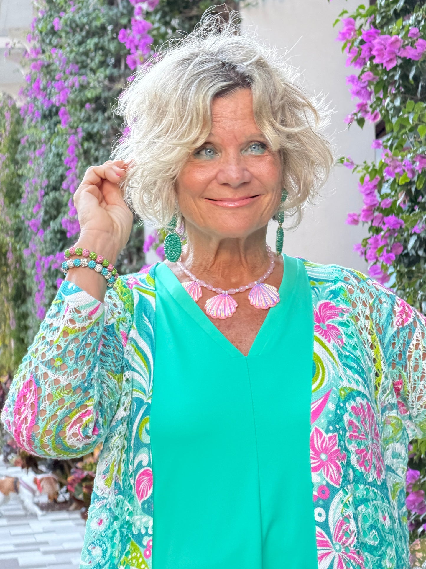Ethyl Open Knit Cardigan - Ocala
