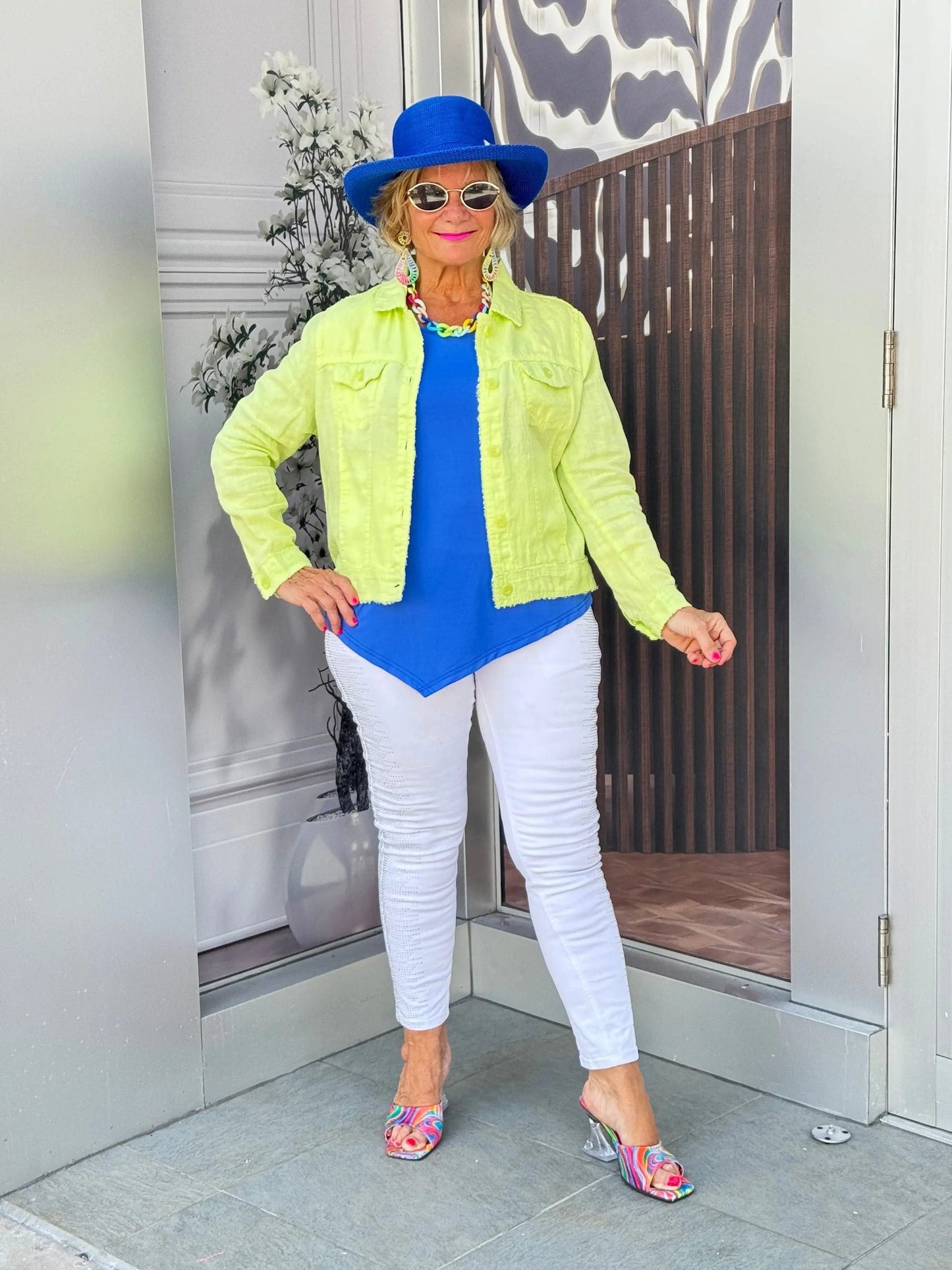 LULU B LIME LINE JACKET