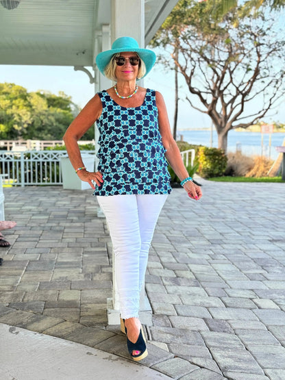 BLUE MEDALLION CHA CHA TANK
