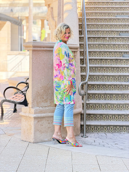 Ethyl Open Knit Cardigan - New Dream