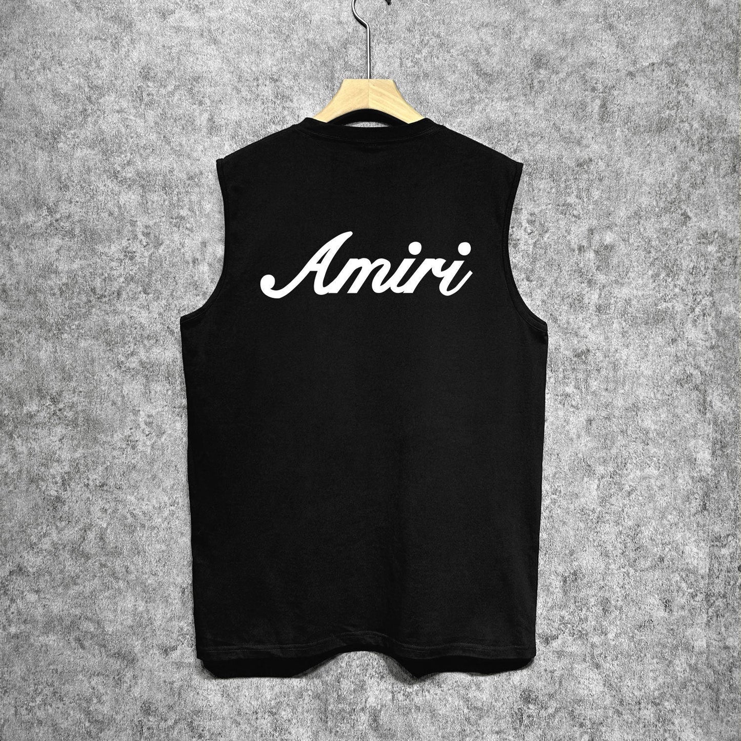 Amiri tank top new font printing