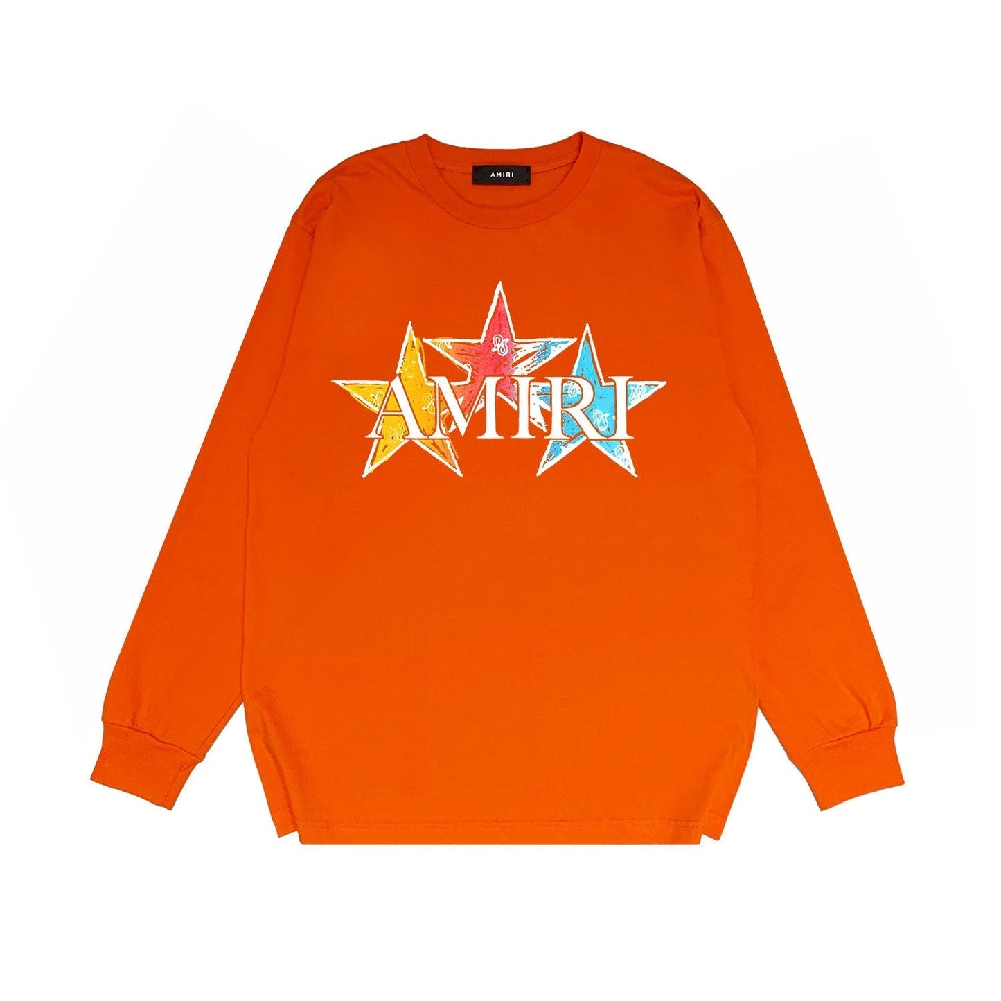 Amiri Long Sleeved Shirt Printed Trendy Pure Cotton