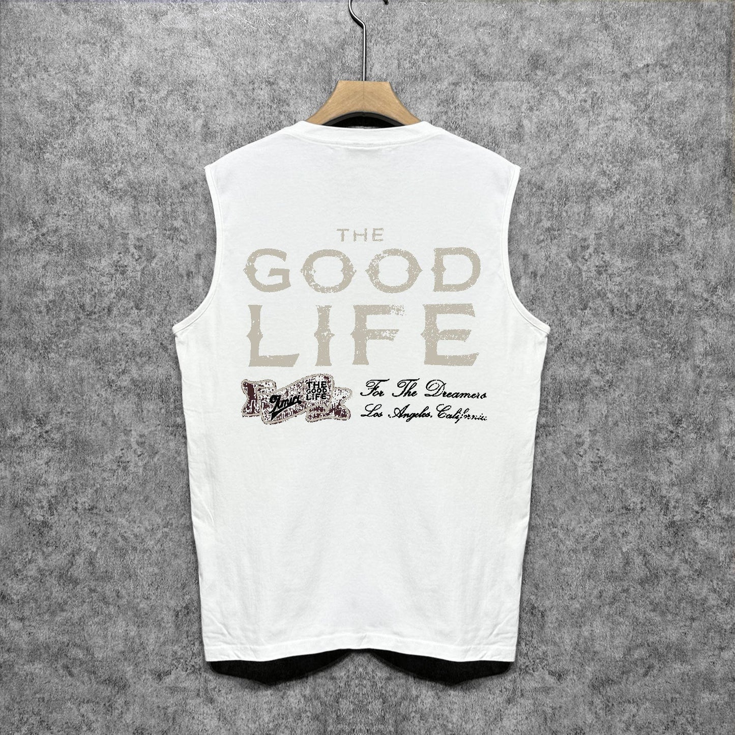 Amiri tank top letter printing
