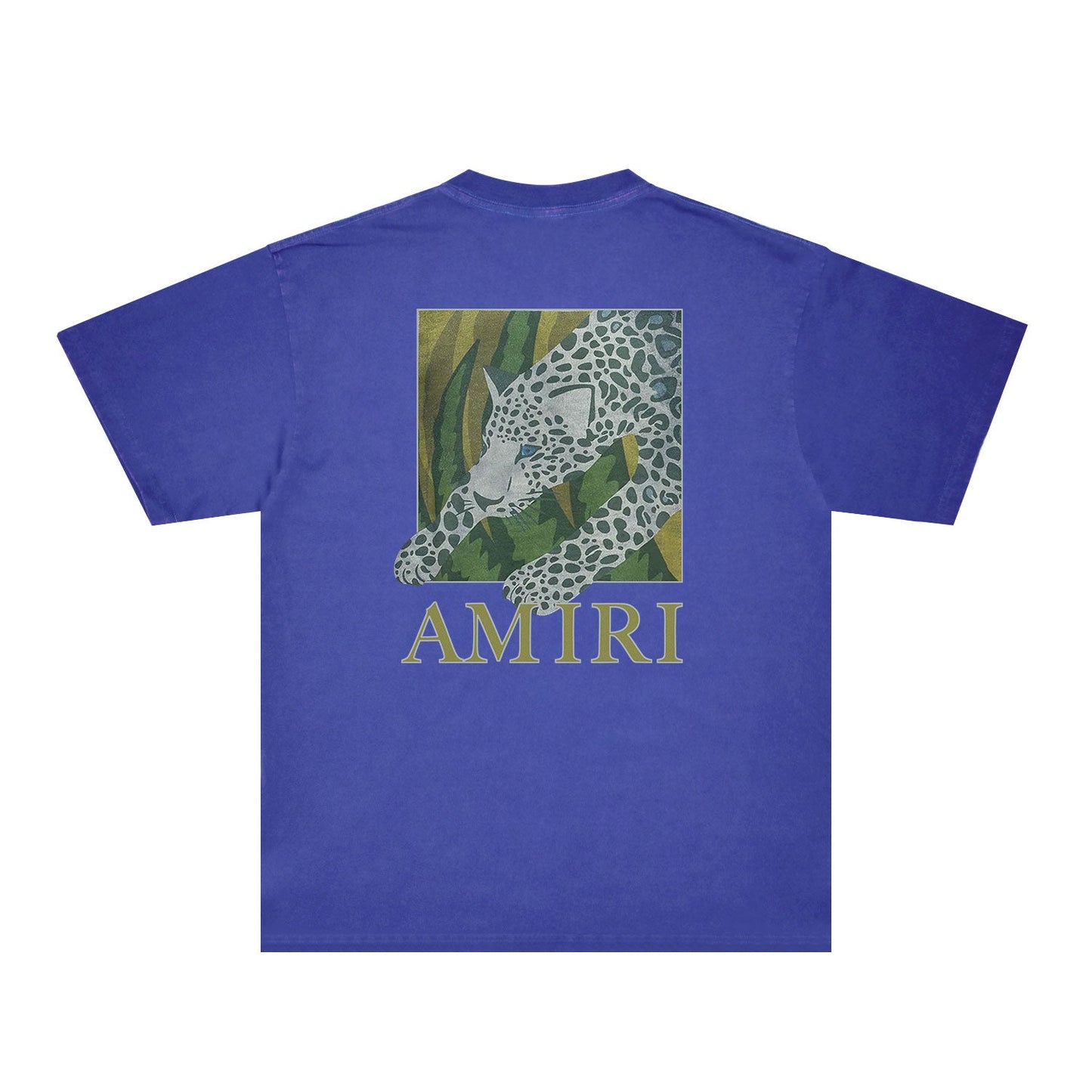 Amiri Washed Distressed T Shirt Printed Trendy Pure Cotton