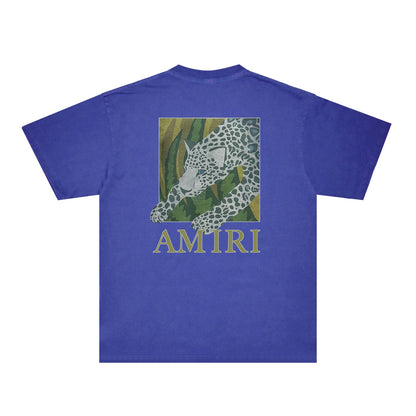 Amiri Washed Distressed T Shirt Printed Trendy Pure Cotton
