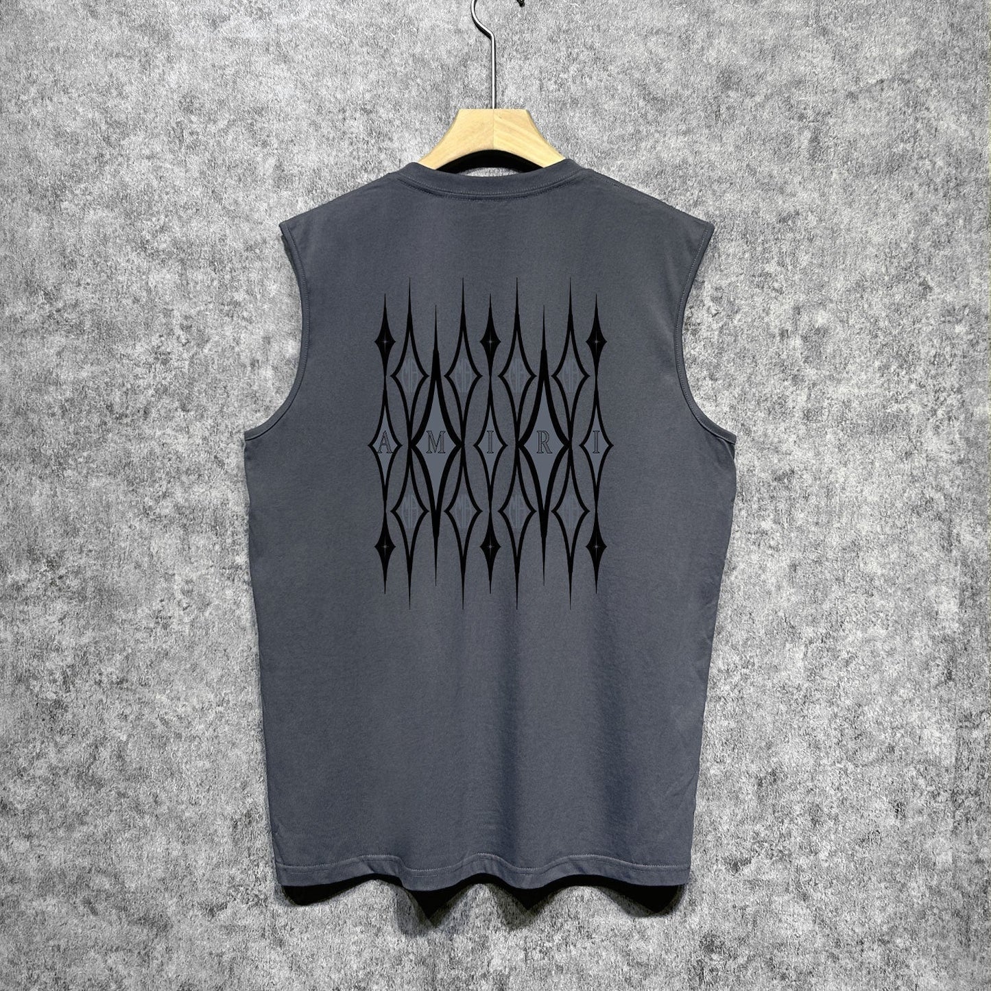 Amiri tank top retro geometric graphic printing