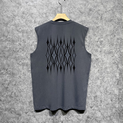 Amiri tank top retro geometric graphic printing