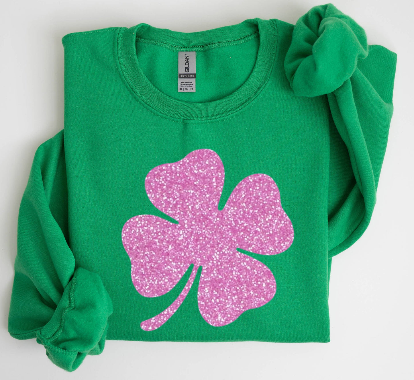Glitter St. Pattys Day Sweatshirt - Womens St. Patricks Day