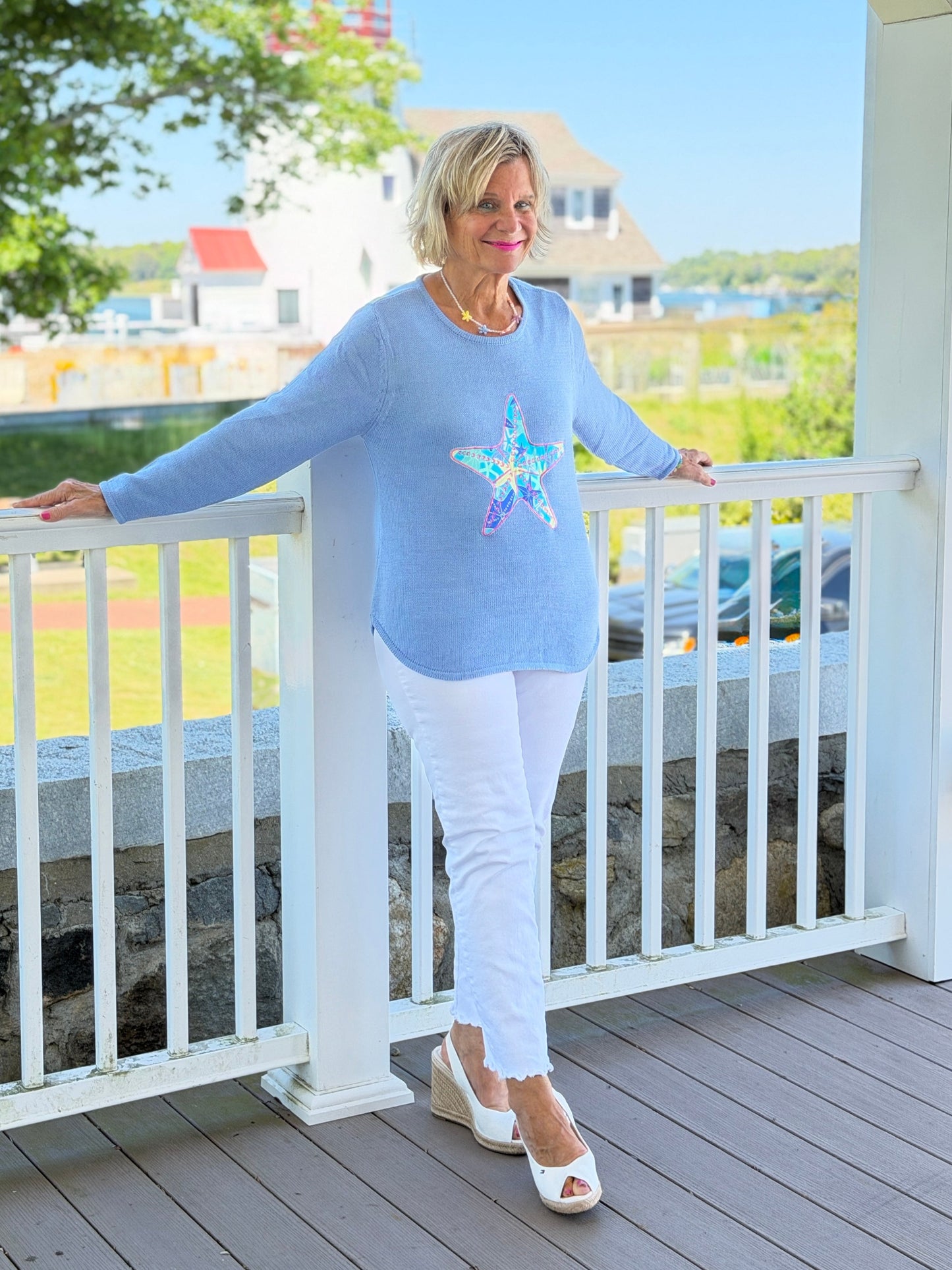 BEACH CLUB PERRI STARFISH SWEATER