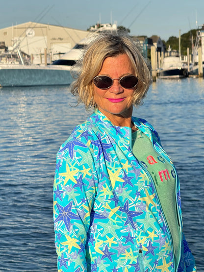 LULU-B MINT BEACH TIME SWEATER