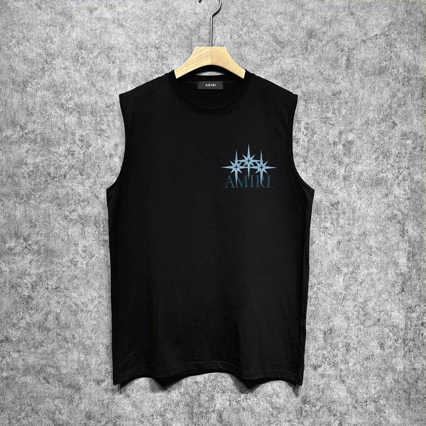 Amiri tank top bone crack star print