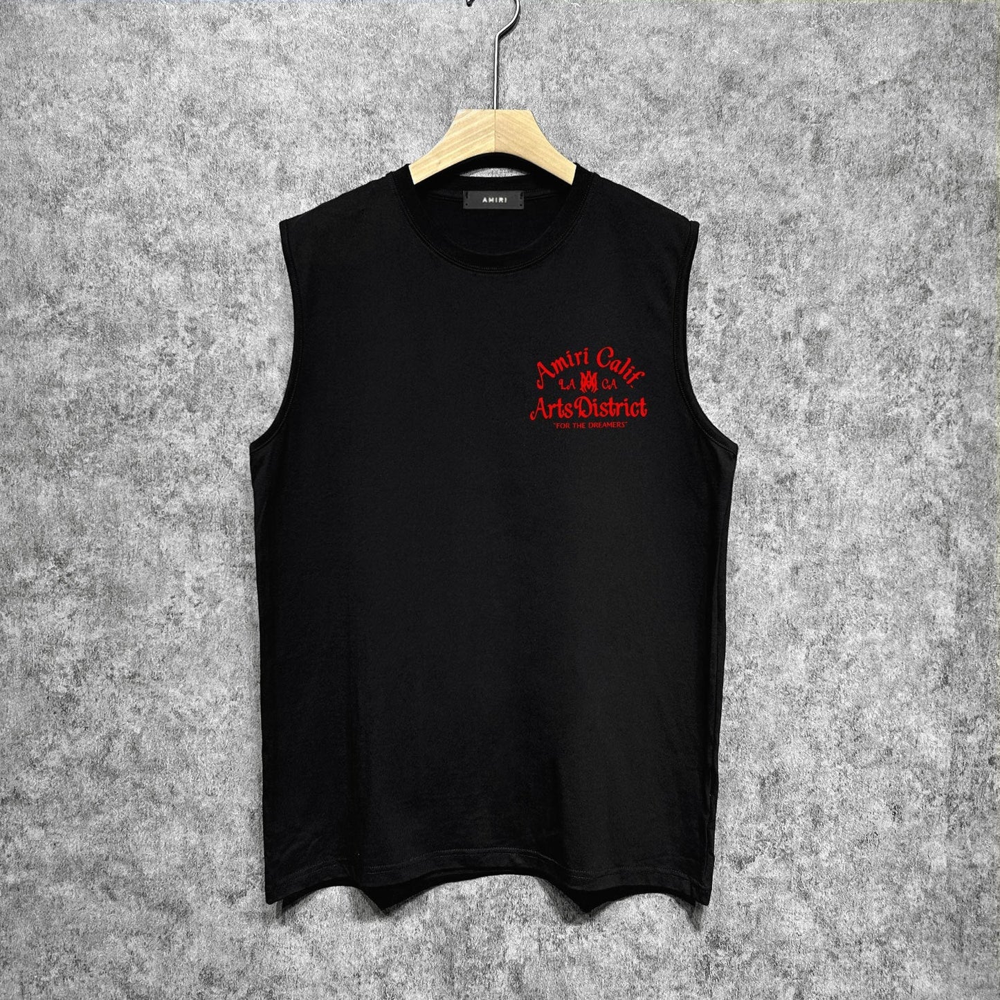 Amiri tank top artistic word printing