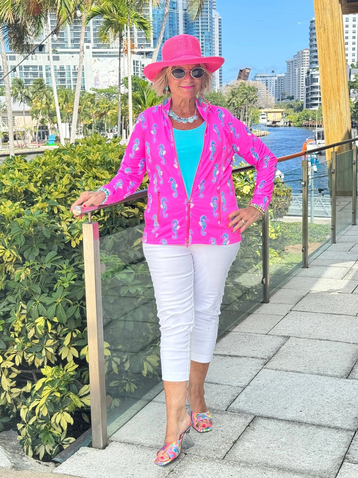 LULU B SEAHORSE BAY FULL ZIPPER JACKET