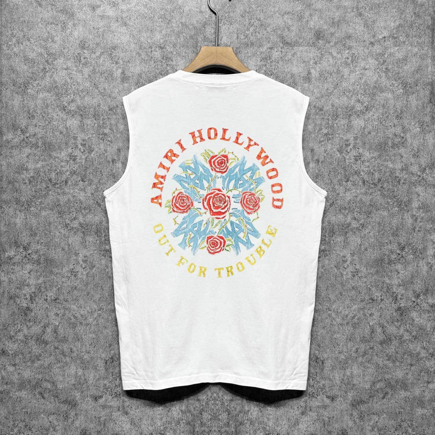 Amiri tank top floral print
