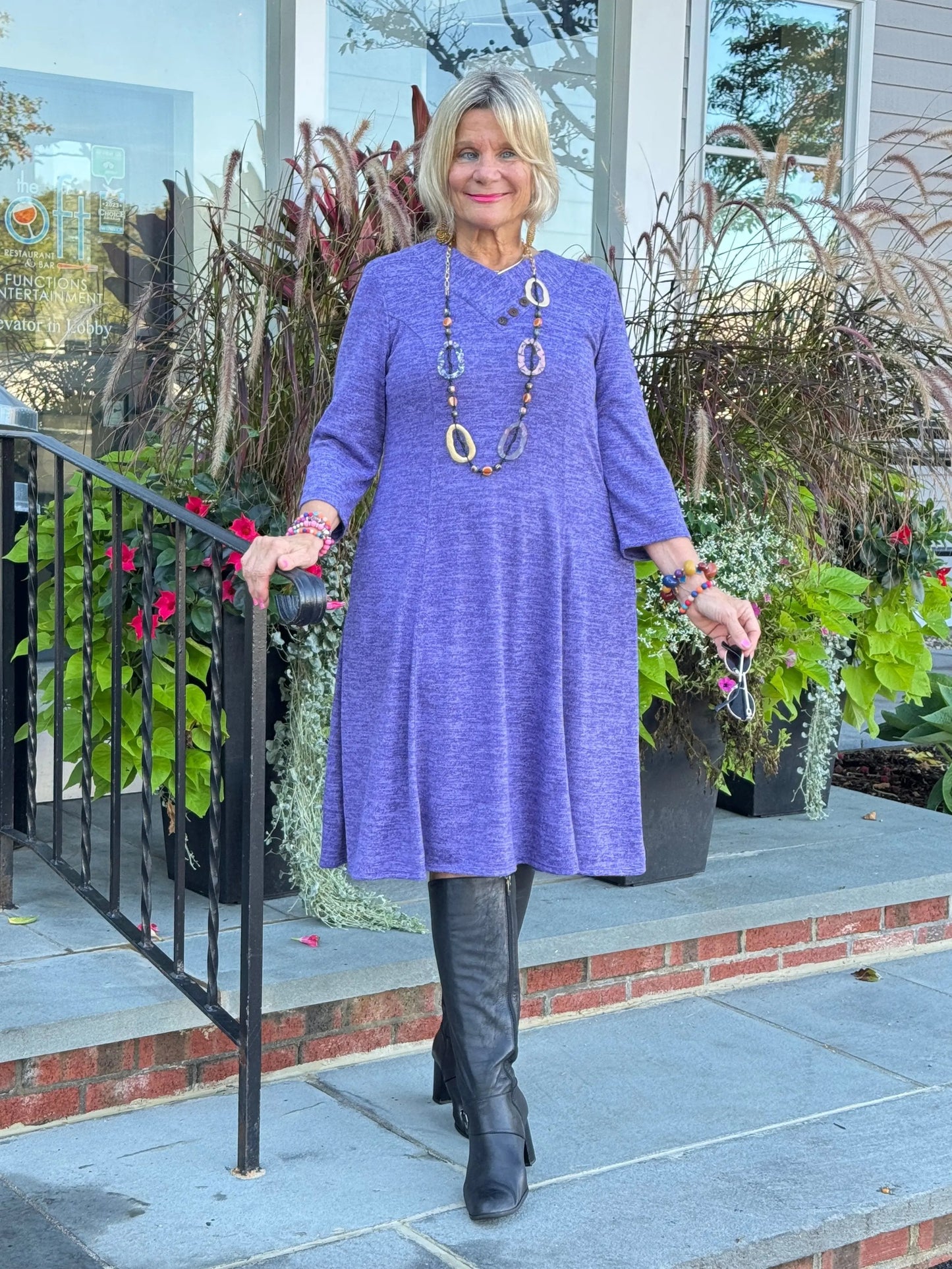 FALL MAGIC BLUE DRESS