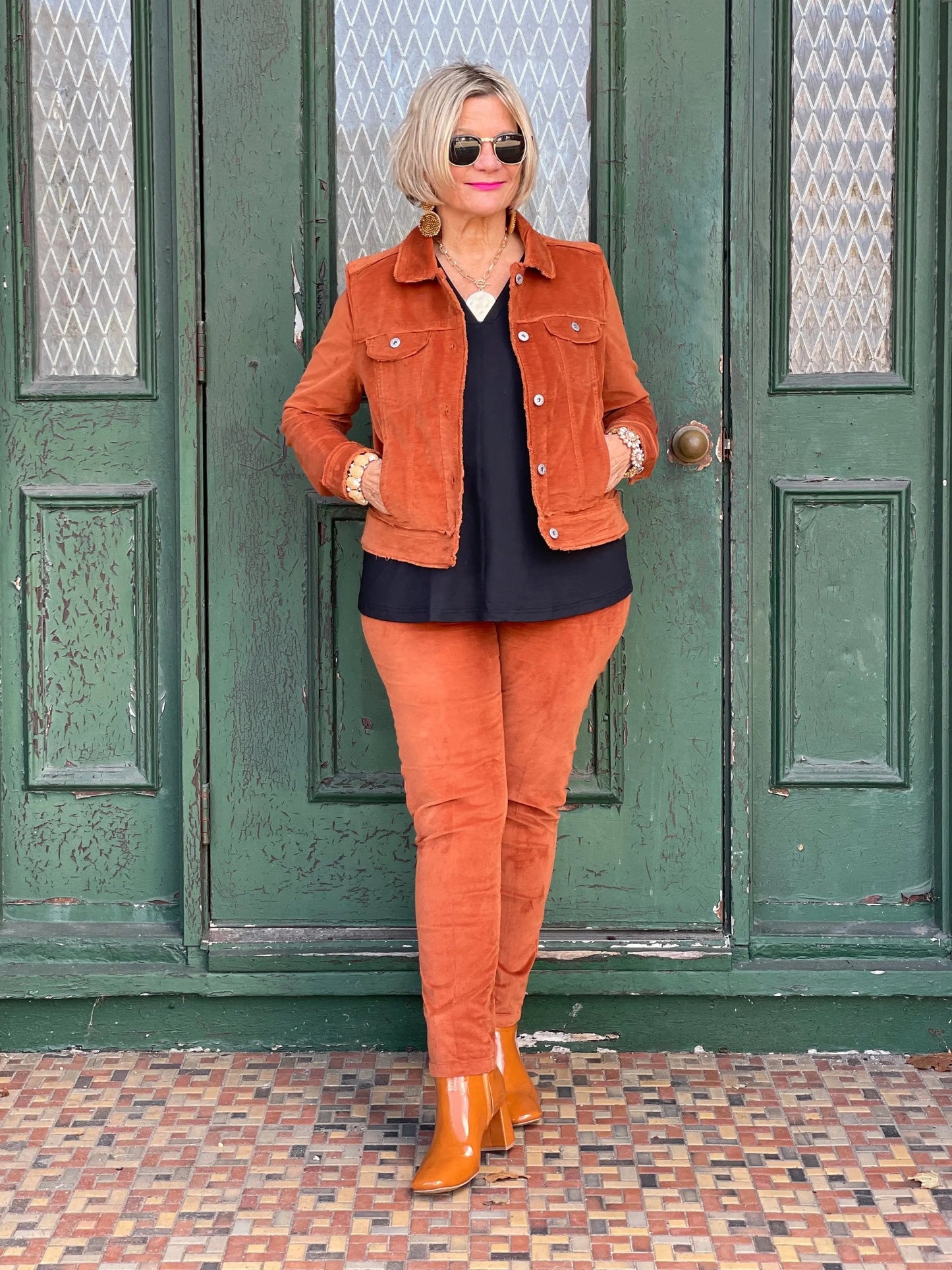LULU-B  COPPER VELOUR JACKET