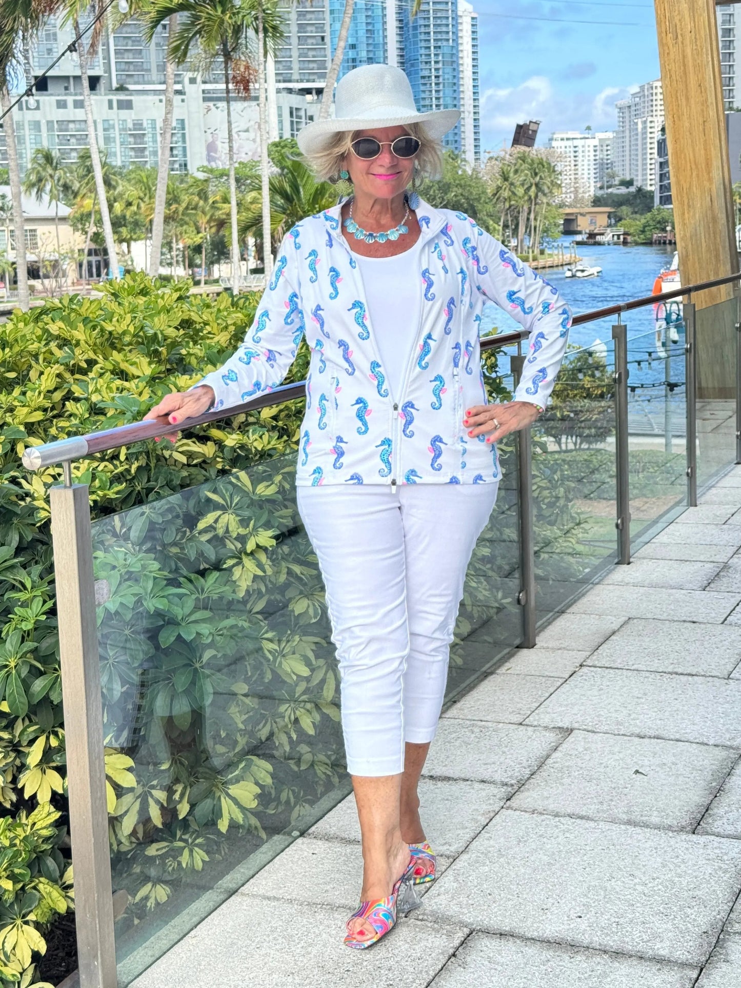 LULU B SHORELINE CHARM FULL ZIPPER JACKET