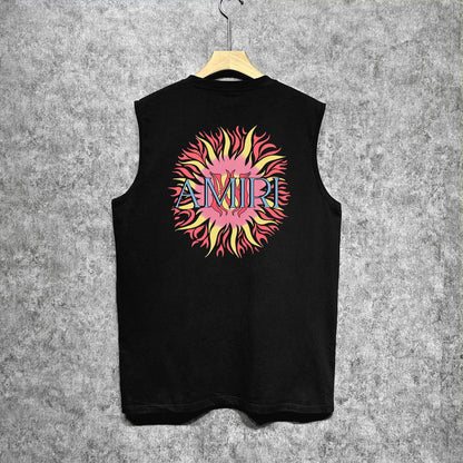 Amiri tank top colorful sun print