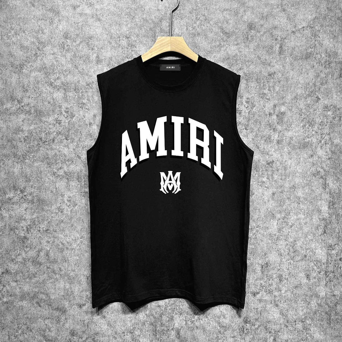 Amiri tank top spider projection printing