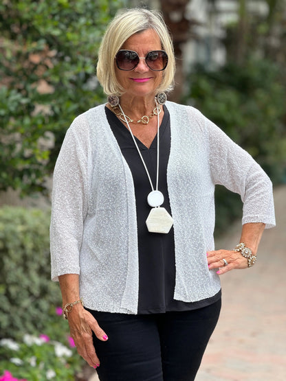 LULU-B HUNTER WHITE WRAP