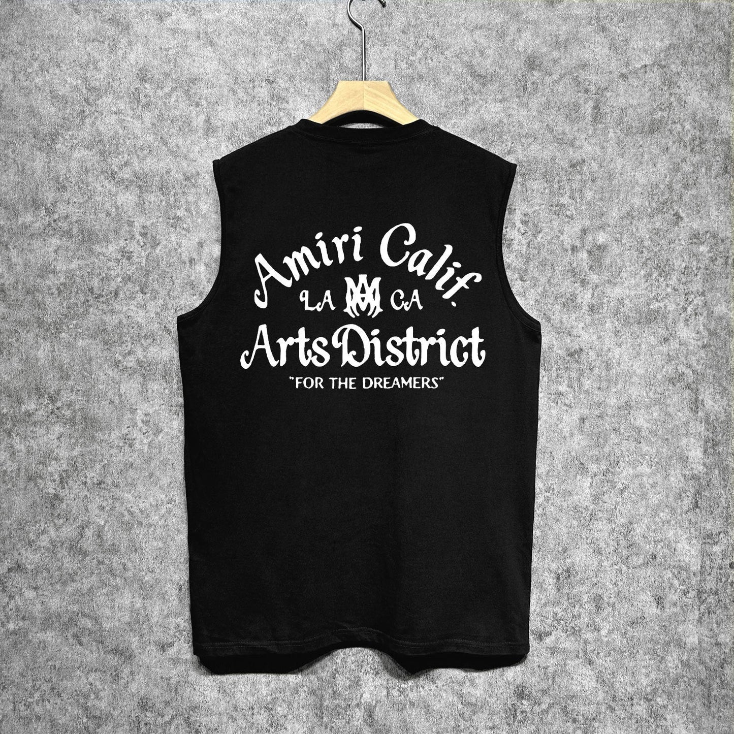Amiri tank top artistic word printing