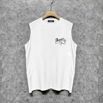 Amiri tank top bowling print