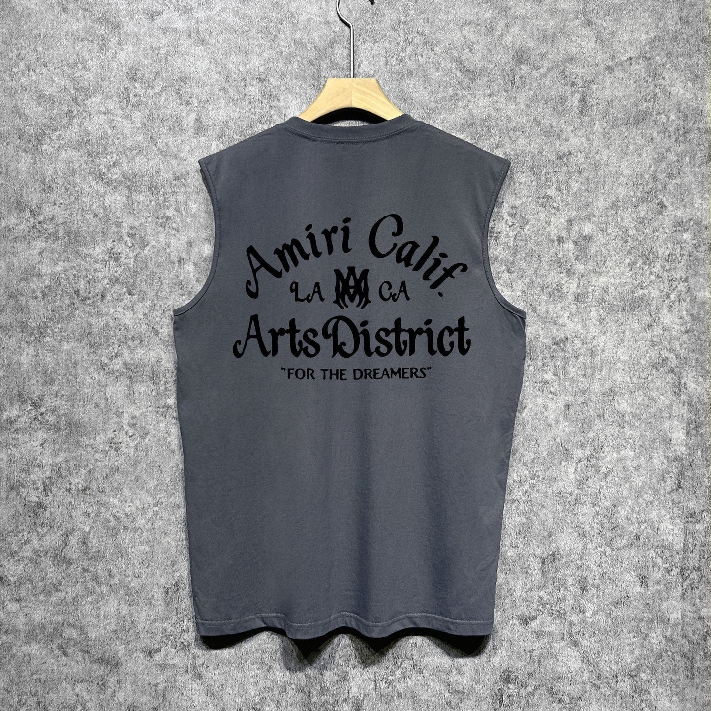 Amiri tank top artistic word printing