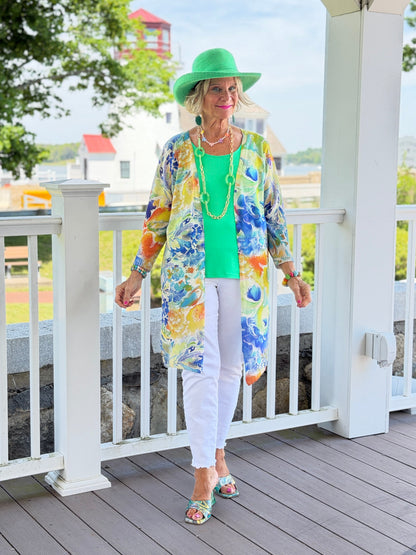 Ethyl Classic Long Length Cardi - Soulful