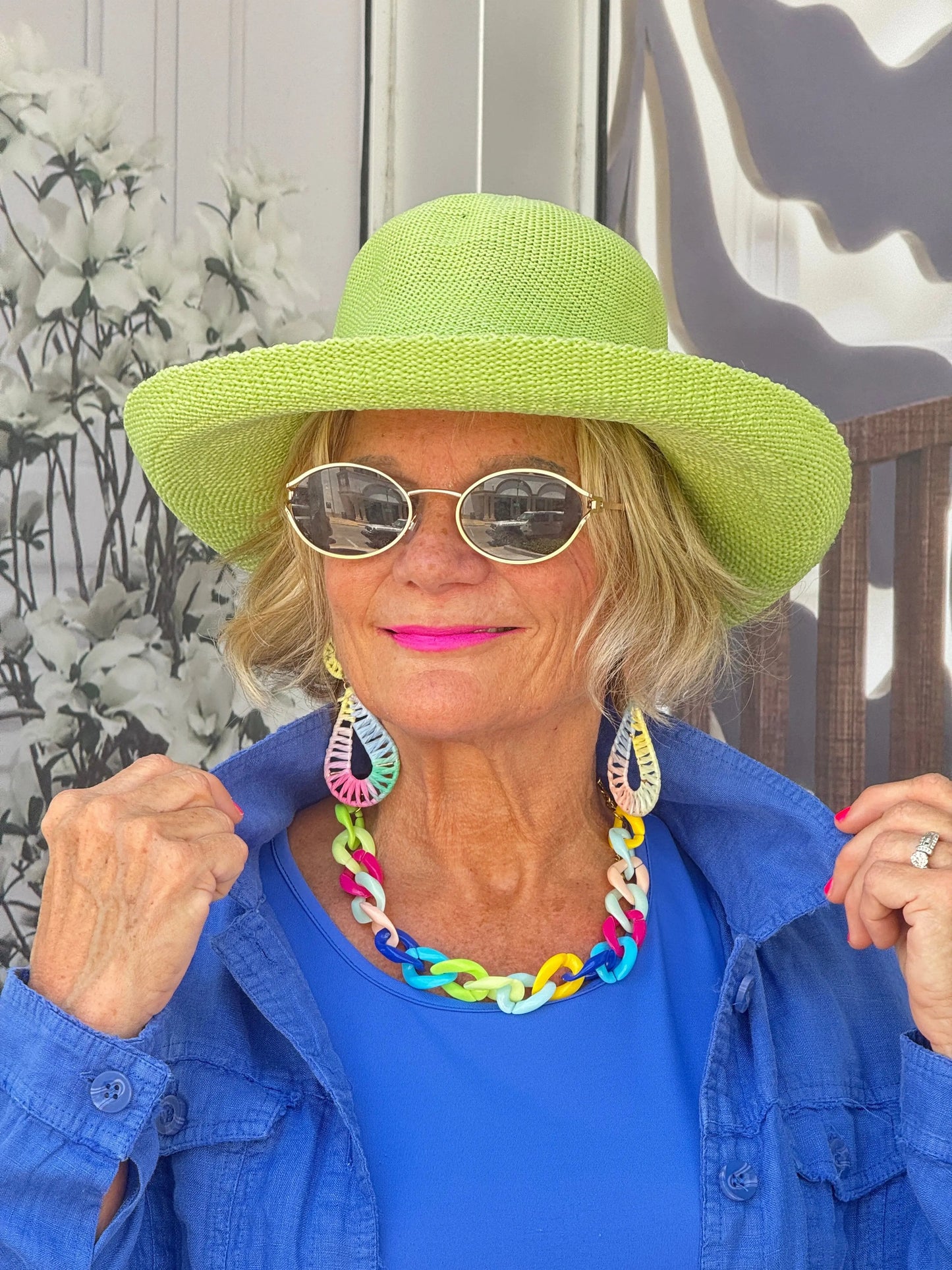 LULU B BLU LINEN JACKET