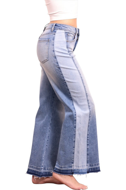 The Leah High-Rise Tummy Control Wide Leg Jeans - Three Inseams