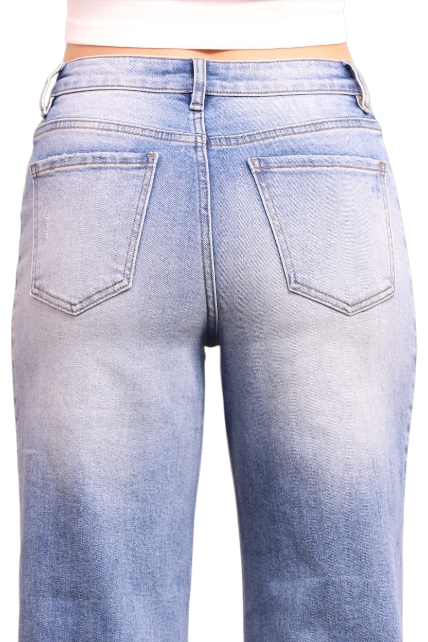 The Leah High-Rise Tummy Control Wide Leg Jeans - Three Inseams