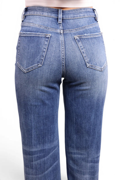 The Brynn High-Rise Tummy Control Flare Leg Jeans