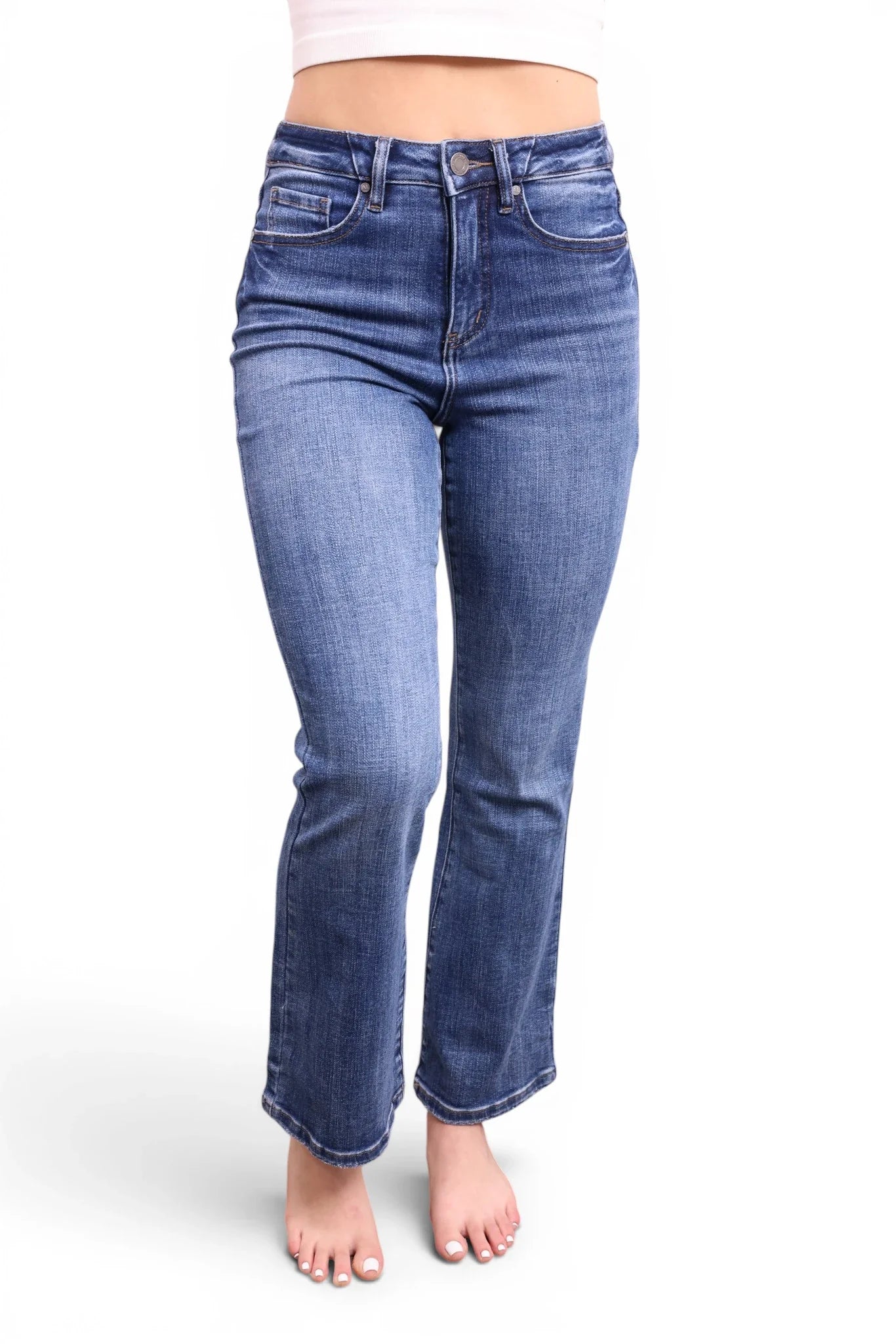 The Jada High-Rise Tummy Control Bootcut Jeans - Three Inseams