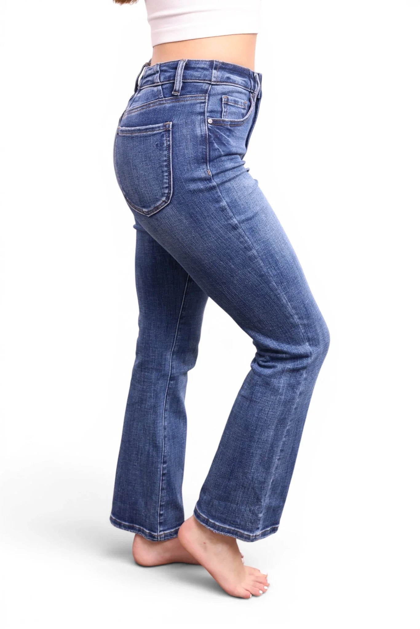 The Jada High-Rise Tummy Control Bootcut Jeans - Three Inseams