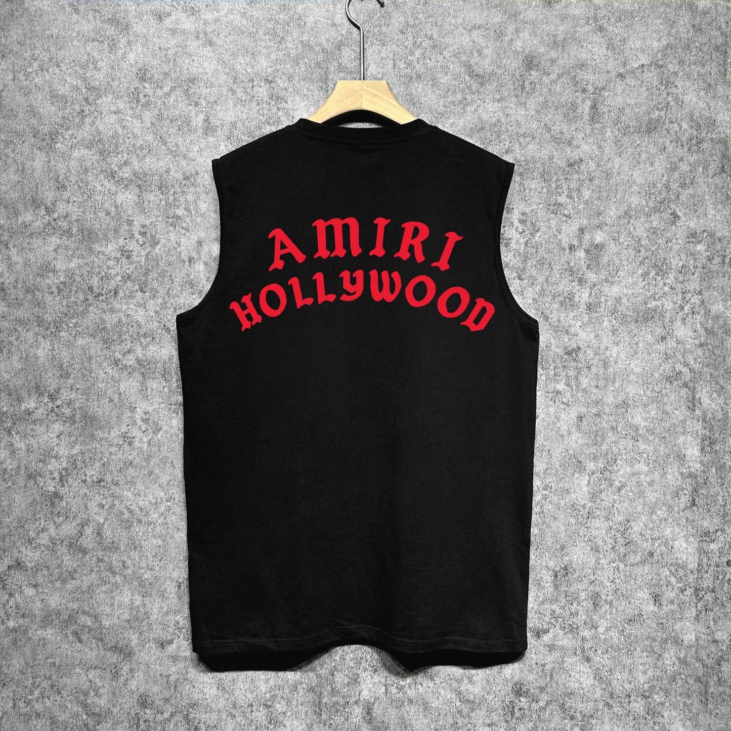 Amiri tank top hollywood pure letterprinting