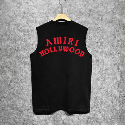 Amiri tank top hollywood pure letterprinting