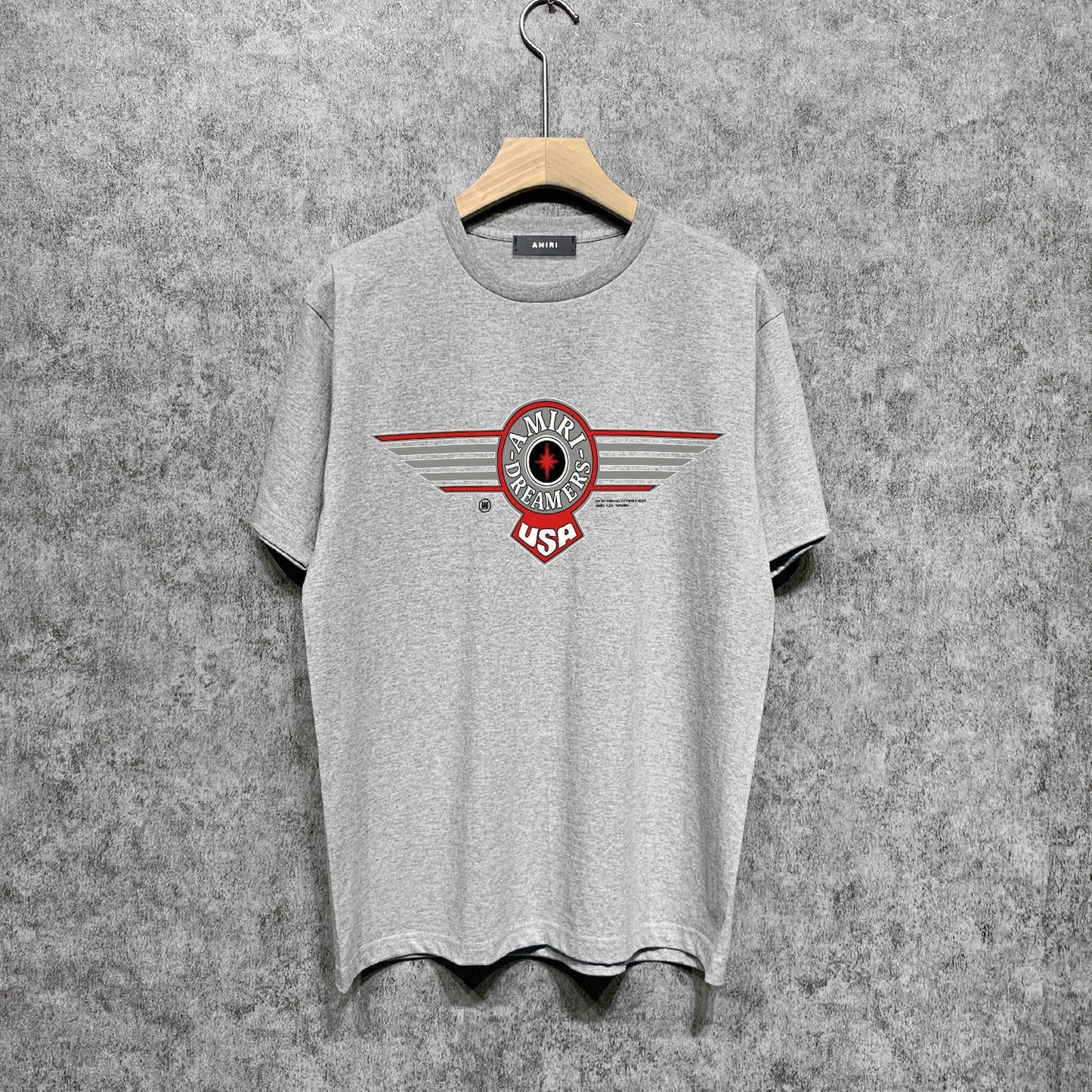 Amiri t shirts flying eagle wings chapter printing short sleeve